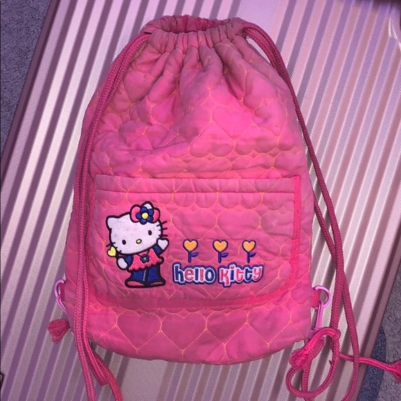 hello kitty string bag